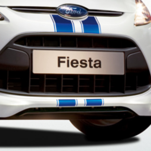 Okrasne letve za sprednji in zadnji odbijač, modre barve